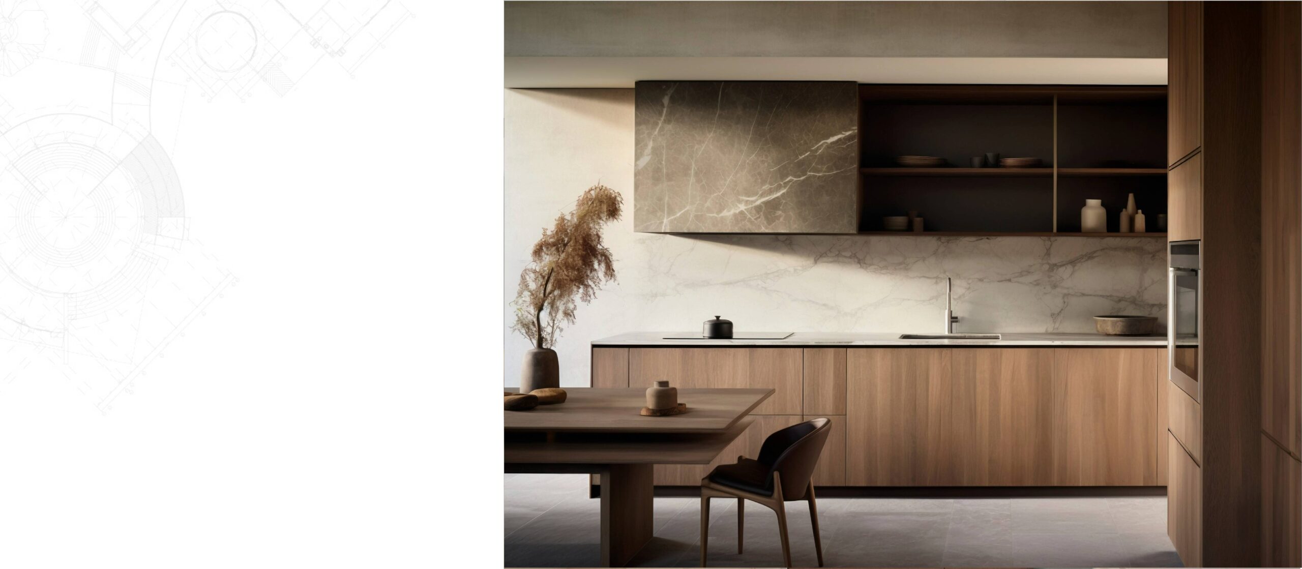 Kitchen countertop paired with cabinetry in Danbury, CT
