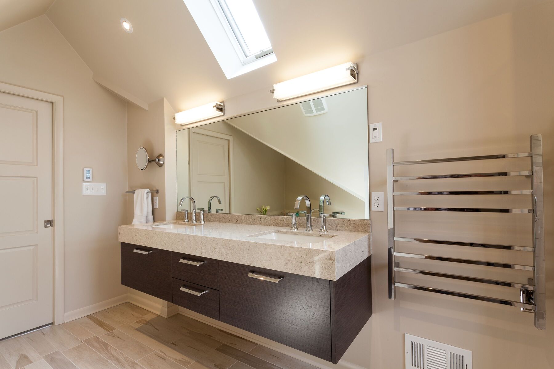 Bathroom vanity cabinet with drawer storage for a remodel