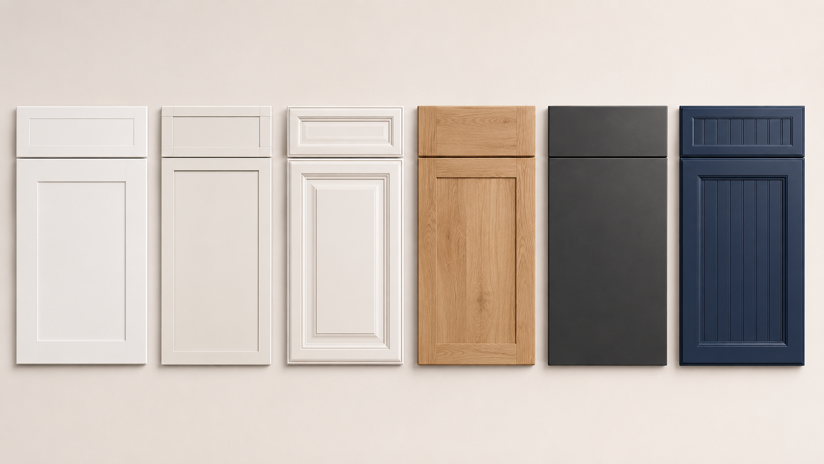 Cabinet door styles and finishes for kitchen remodeling at Kitchenique Cabinetry