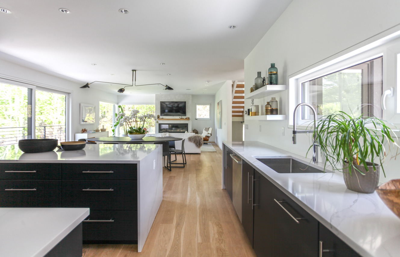Kitchen cabinets Dutchess County NY farmhouse installation by Kitchenique