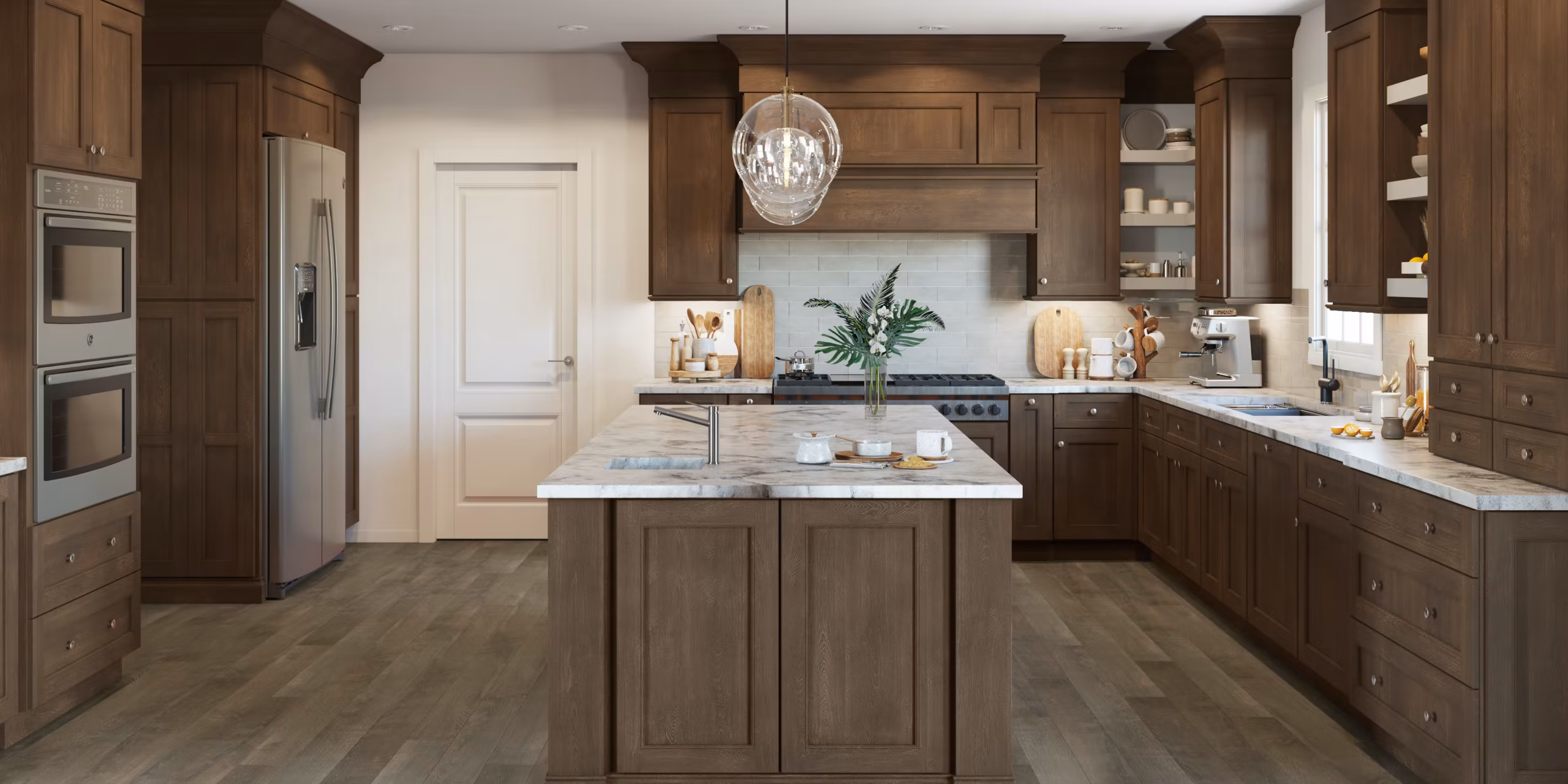 Kitchen cabinets Litchfield County CT farmhouse installation by Kitchenique