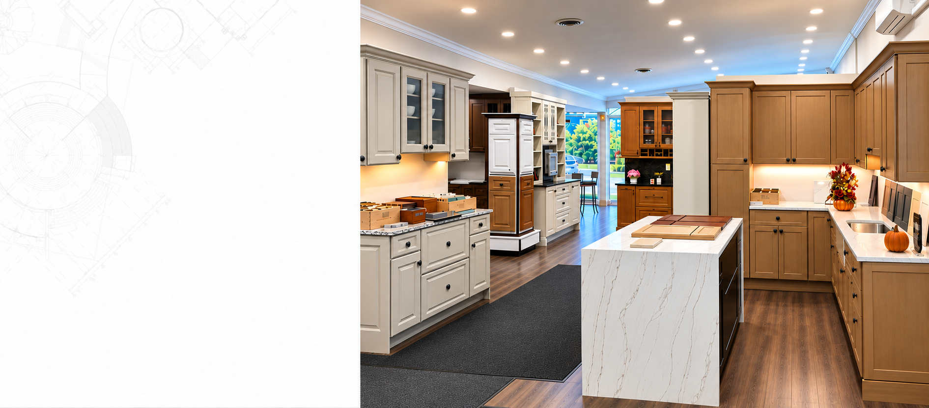 Kitchenique Cabinetry Danbury CT kitchen cabinet showroom